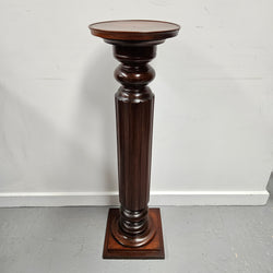 Blackwood Gun Barrel Pedestal | Antique & Vintage | Moonee Ponds Antiques | Australia Wide Delivery