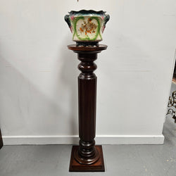 Blackwood Gun Barrel Pedestal | Antique & Vintage | Moonee Ponds Antiques | Australia Wide Delivery