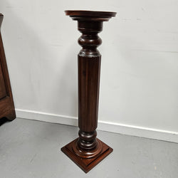 Blackwood Gun Barrel Pedestal | Antique & Vintage | Moonee Ponds Antiques | Australia Wide Delivery