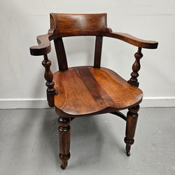 Mahogany Desk/Arm Chair | Antique & Vintage | Moonee Ponds Antiques | Australia Wide Delivery