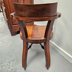 Mahogany Desk/Arm Chair | Antique & Vintage | Moonee Ponds Antiques | Australia Wide Delivery