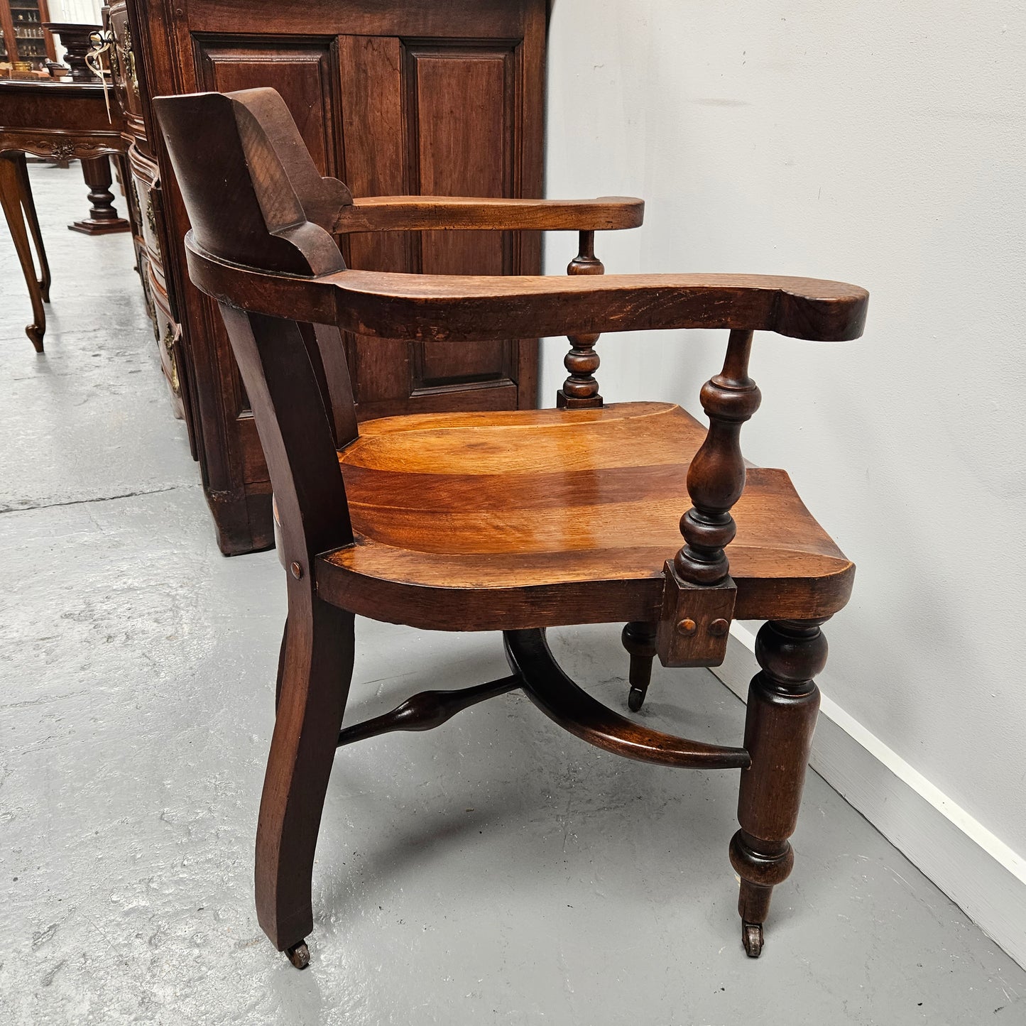 Mahogany Desk/Arm Chair
