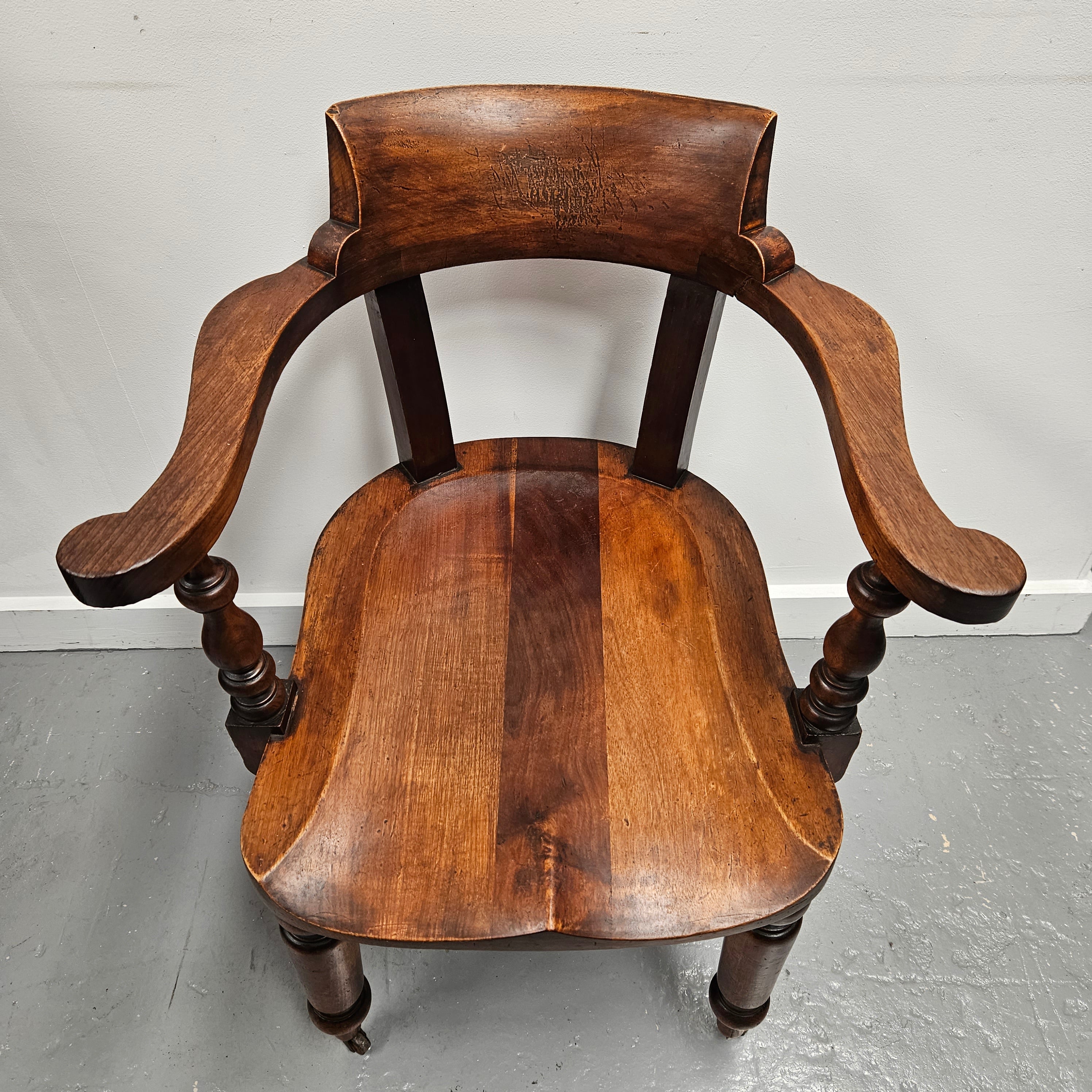 Mahogany Desk/Arm Chair | Antique & Vintage | Moonee Ponds Antiques | Australia Wide Delivery