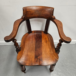 Mahogany Desk/Arm Chair | Antique & Vintage | Moonee Ponds Antiques | Australia Wide Delivery