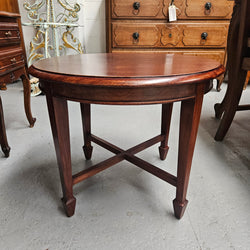 Mahogany Round Coffee Table | Antique & Vintage | Moonee Ponds Antiques | Australia Wide Delivery