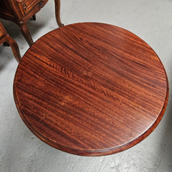 Mahogany Round Coffee Table | Antique & Vintage | Moonee Ponds Antiques | Australia Wide Delivery