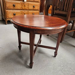 Mahogany Round Coffee Table | Antique & Vintage | Moonee Ponds Antiques | Australia Wide Delivery