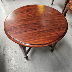 Mahogany Round Coffee Table | Antique & Vintage | Moonee Ponds Antiques | Australia Wide Delivery