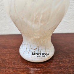 Kosta Boda Vase with crackle glaze | Antique & Vintage | Moonee Ponds Antiques | Australia Wide Delivery