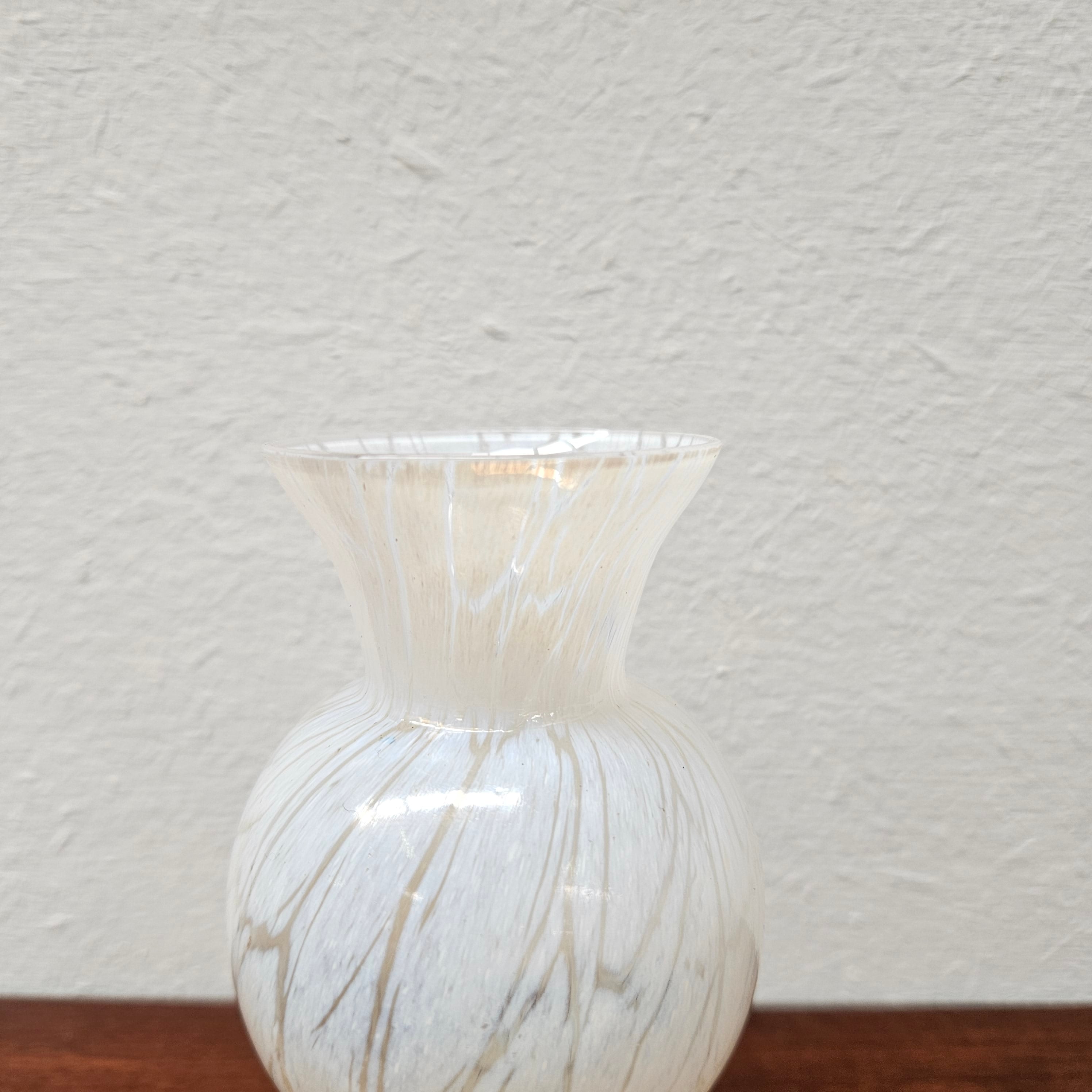 Kosta Boda Vase with crackle glaze | Antique & Vintage | Moonee Ponds Antiques | Australia Wide Delivery