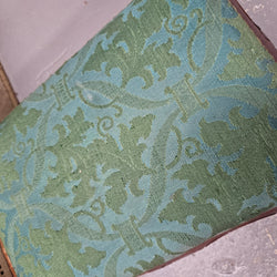 Lovely Victorian Green Upholstered Small Footstool | Antique & Vintage | Moonee Ponds Antiques | Australia Wide Delivery