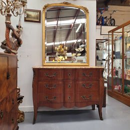 Delightful Large Gilt Mantle Mirror