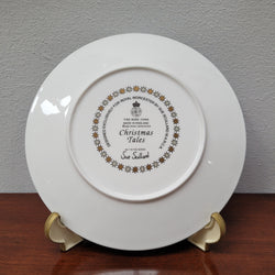 Royal Worcester Christmas Plate "Skating Snowman" | Antique & Vintage | Moonee Ponds Antiques | Australia Wide Delivery