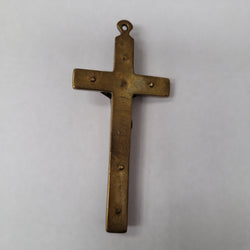 Heavy Brass Crucifix | Antique & Vintage | Moonee Ponds Antiques | Australia Wide Delivery
