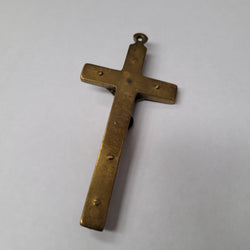 Heavy Brass Crucifix | Antique & Vintage | Moonee Ponds Antiques | Australia Wide Delivery