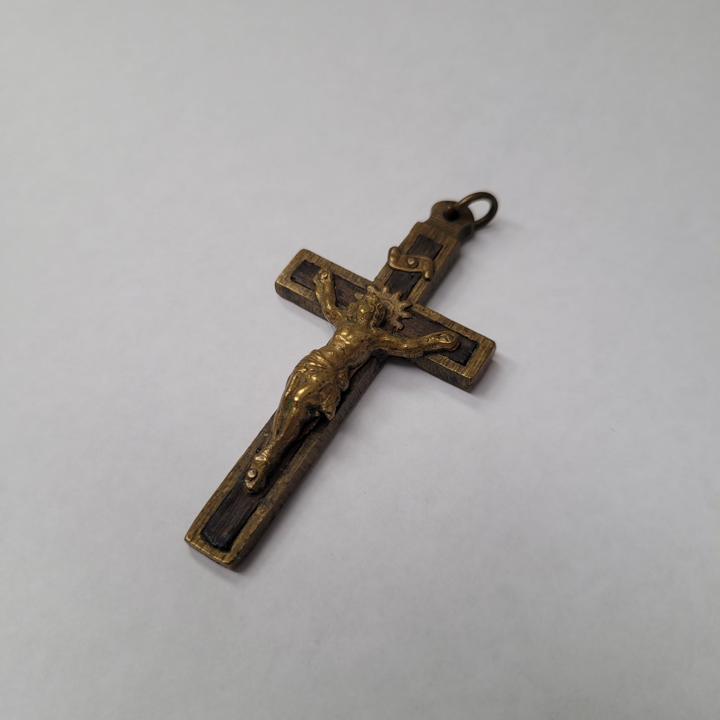 Vintage Brass Crucifix