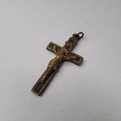Vintage Brass Crucifix | Antique & Vintage | Moonee Ponds Antiques | Australia Wide Delivery