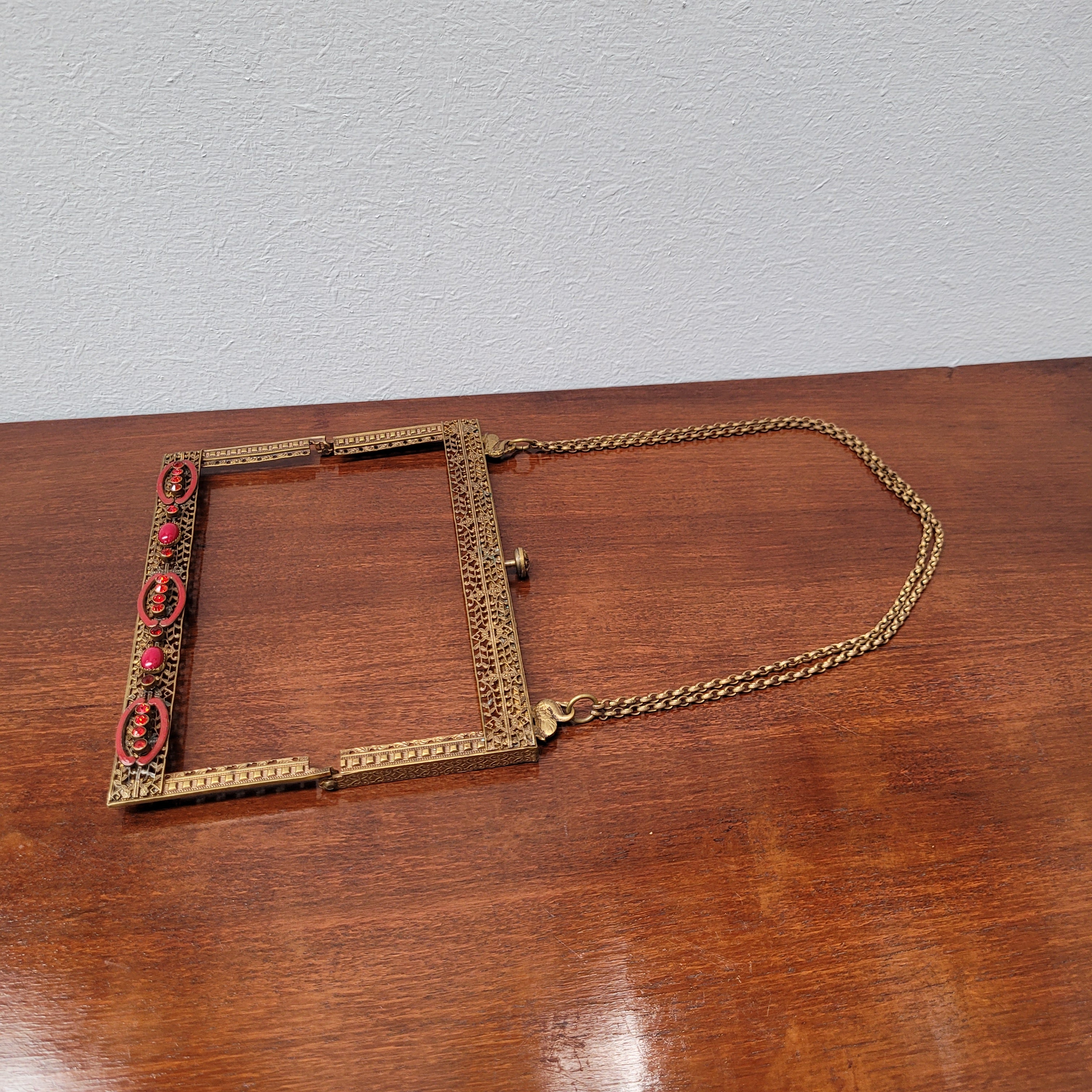 Vintage Gold Purse Frame, 6.5 Inch Purse Frame With Sew Holes, 1920's  Medium Sized Gold Colored Purse Frame - Etsy