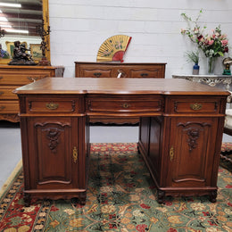French Walnut Louis XV Style Partners Desk