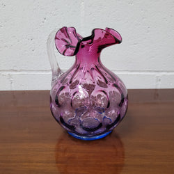 Elegant Fenton Mulberry / Amethyst Glass Jug | Antique & Vintage | Moonee Ponds Antiques | Australia Wide Delivery