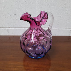 Elegant Fenton Mulberry / Amethyst Glass Jug | Antique & Vintage | Moonee Ponds Antiques | Australia Wide Delivery