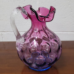 Elegant Fenton Mulberry / Amethyst Glass Jug | Antique & Vintage | Moonee Ponds Antiques | Australia Wide Delivery