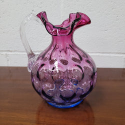 Elegant Fenton Mulberry / Amethyst Glass Jug | Antique & Vintage | Moonee Ponds Antiques | Australia Wide Delivery