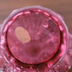 Beautiful Fenton Cranberry Melon Vase | Antique & Vintage | Moonee Ponds Antiques | Australia Wide Delivery