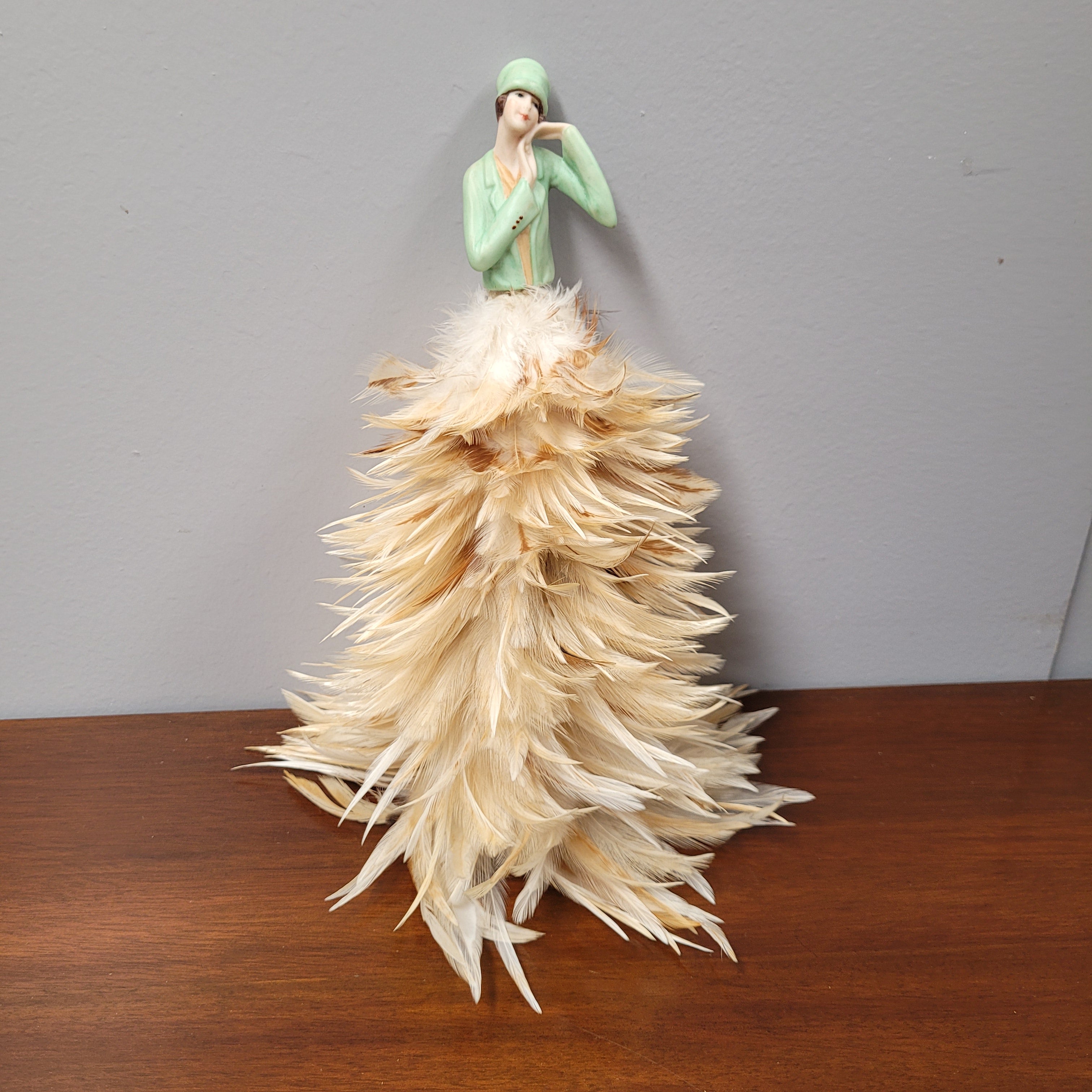 Vintage Half Doll Feather Duster | Antique & Vintage | Moonee Ponds Antiques | Australia Wide Delivery