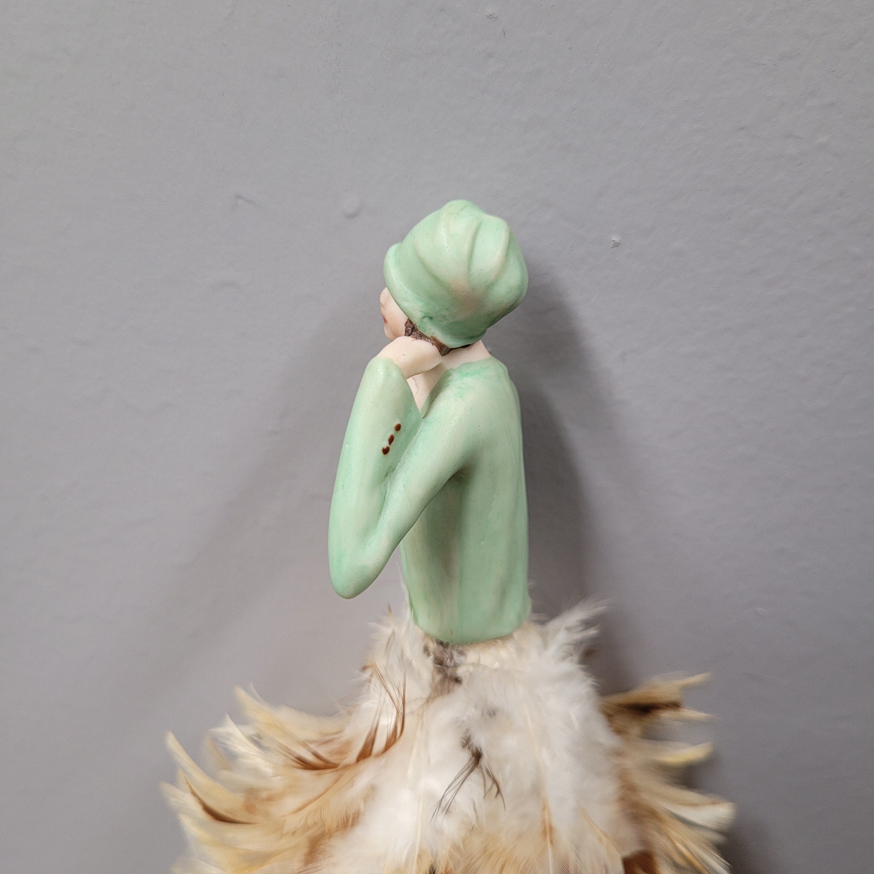 Vintage Half Doll Feather Duster | Antique & Vintage | Moonee Ponds Antiques | Australia Wide Delivery
