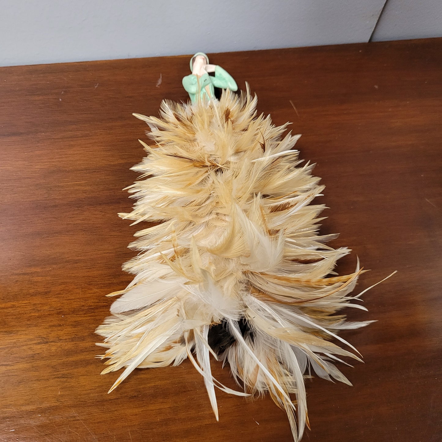 Vintage Half Doll Feather Duster