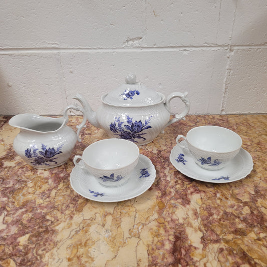 Vintage Ginori Tea Set for Two People