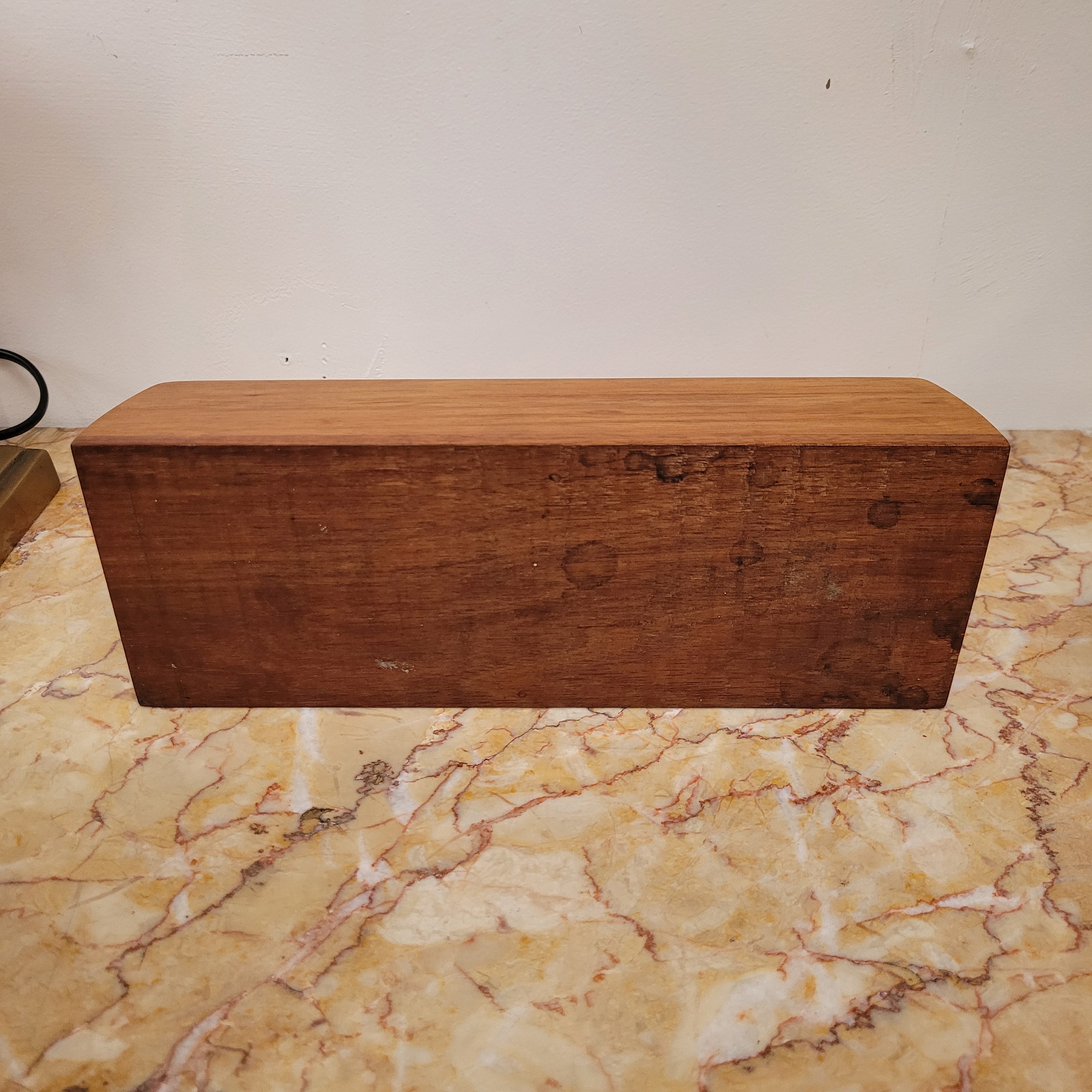 Inlaid Blackwood & Mahogany Card & Counter Holder