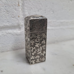 Stunning Sampson Moderna Co Silver Scent Bottle Superbly Engraved Case Circa 1880 | Antique & Vintage | Moonee Ponds Antiques | Australia Wide Delivery