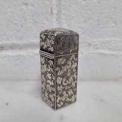 Stunning Sampson Moderna Co Silver Scent Bottle Superbly Engraved Case Circa 1880 | Antique & Vintage | Moonee Ponds Antiques | Australia Wide Delivery