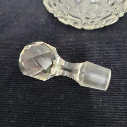Superb Edwardian Birmingham Silver & Cut Crystal Glass Perfume Bottle | Antique & Vintage | Moonee Ponds Antiques | Australia Wide Delivery