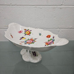 Rare Antique Hand Painted Coalport Comport Circa 1830's | Antique & Vintage | Moonee Ponds Antiques | Australia Wide Delivery