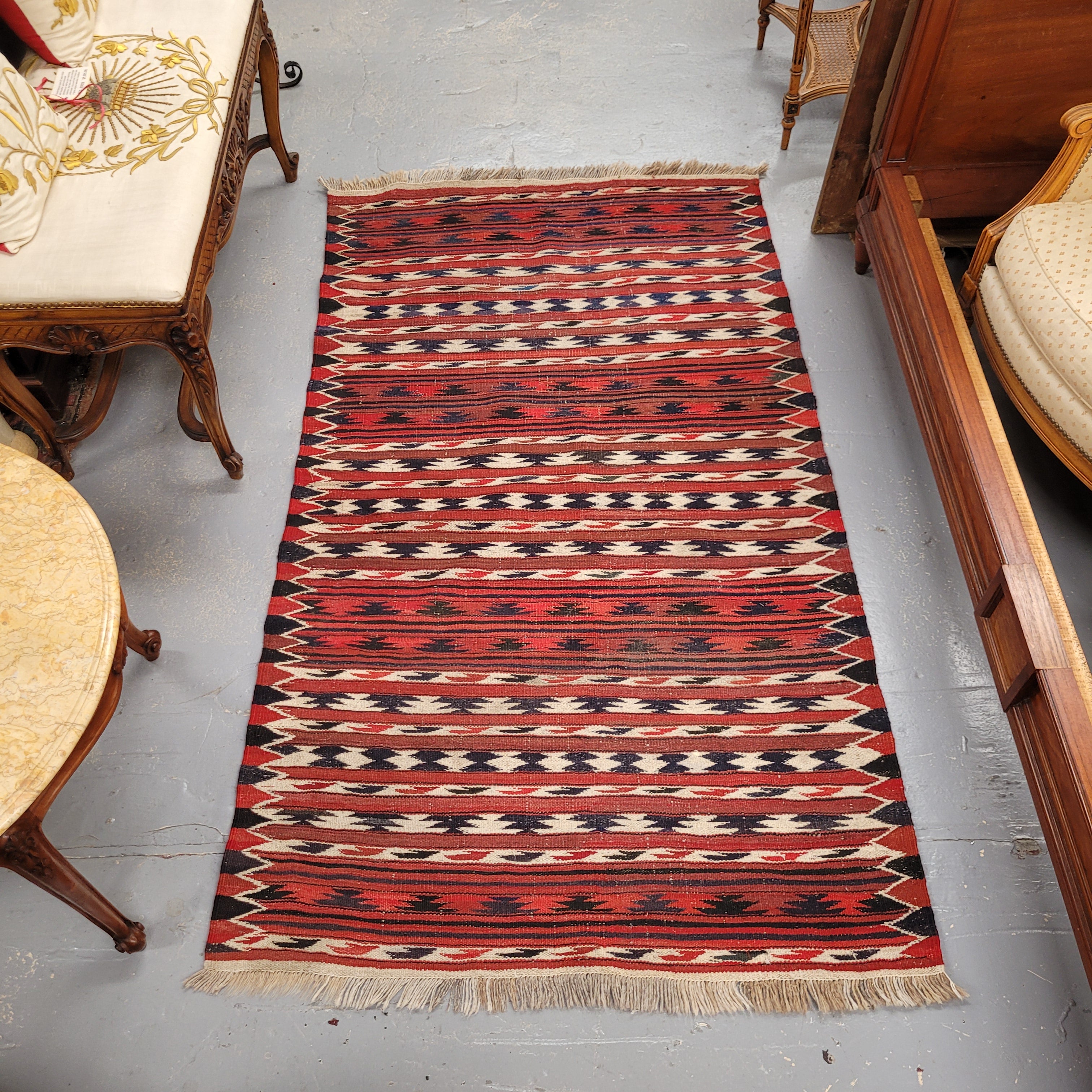 Vintage Kilim Area Rug | Antique & Vintage | Moonee Ponds Antiques | Australia Wide Delivery