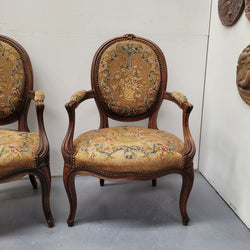 French Pair of Upholstered Armchairs | Antique & Vintage | Moonee Ponds Antiques | Australia Wide Delivery