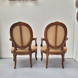 French Pair of Upholstered Armchairs | Antique & Vintage | Moonee Ponds Antiques | Australia Wide Delivery