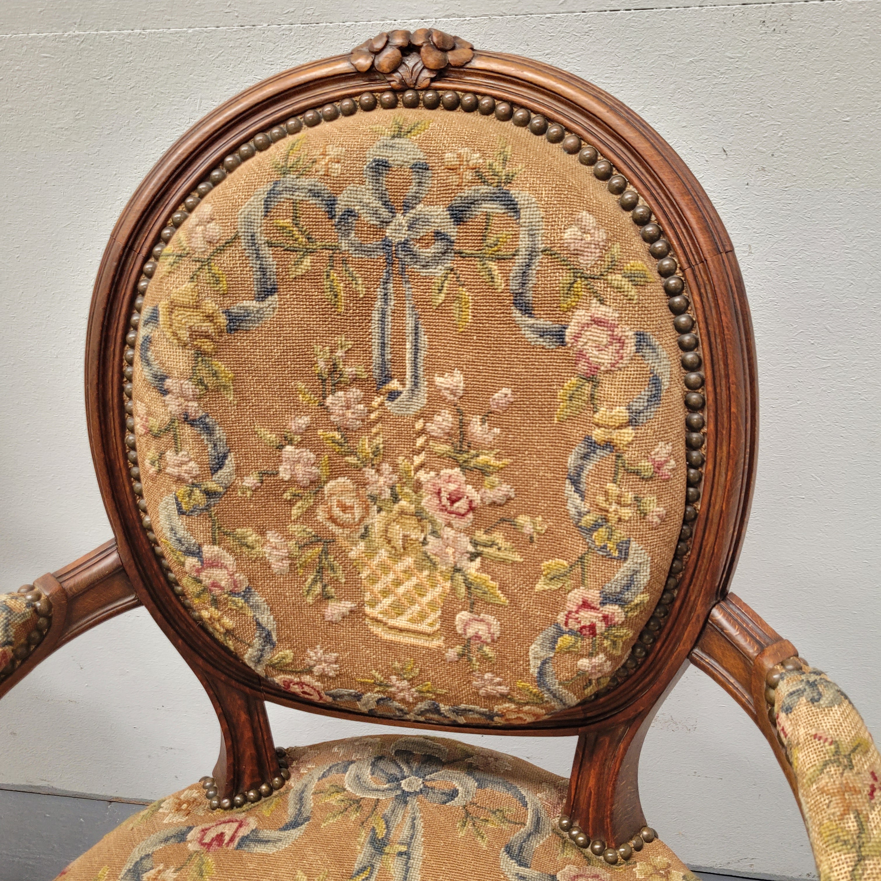 French Pair of Upholstered Armchairs | Antique & Vintage | Moonee Ponds Antiques | Australia Wide Delivery