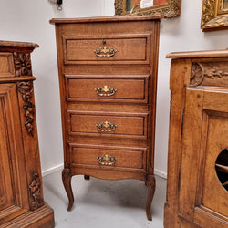 Elegant French Oak Louis XV Style Four Drawer Chest of Drawers | Antique & Vintage | Moonee Ponds Antiques | Australia Wide Delivery