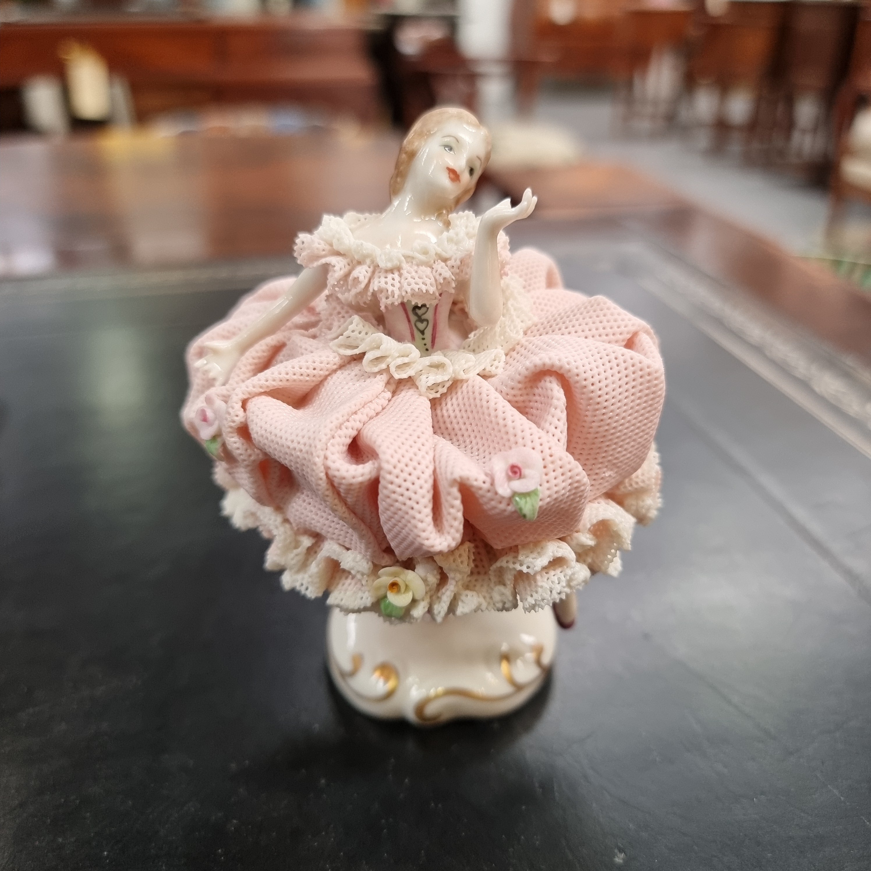 Dresden Lace Figurine | Antique & Vintage | Moonee Ponds Antiques | Australia Wide Delivery