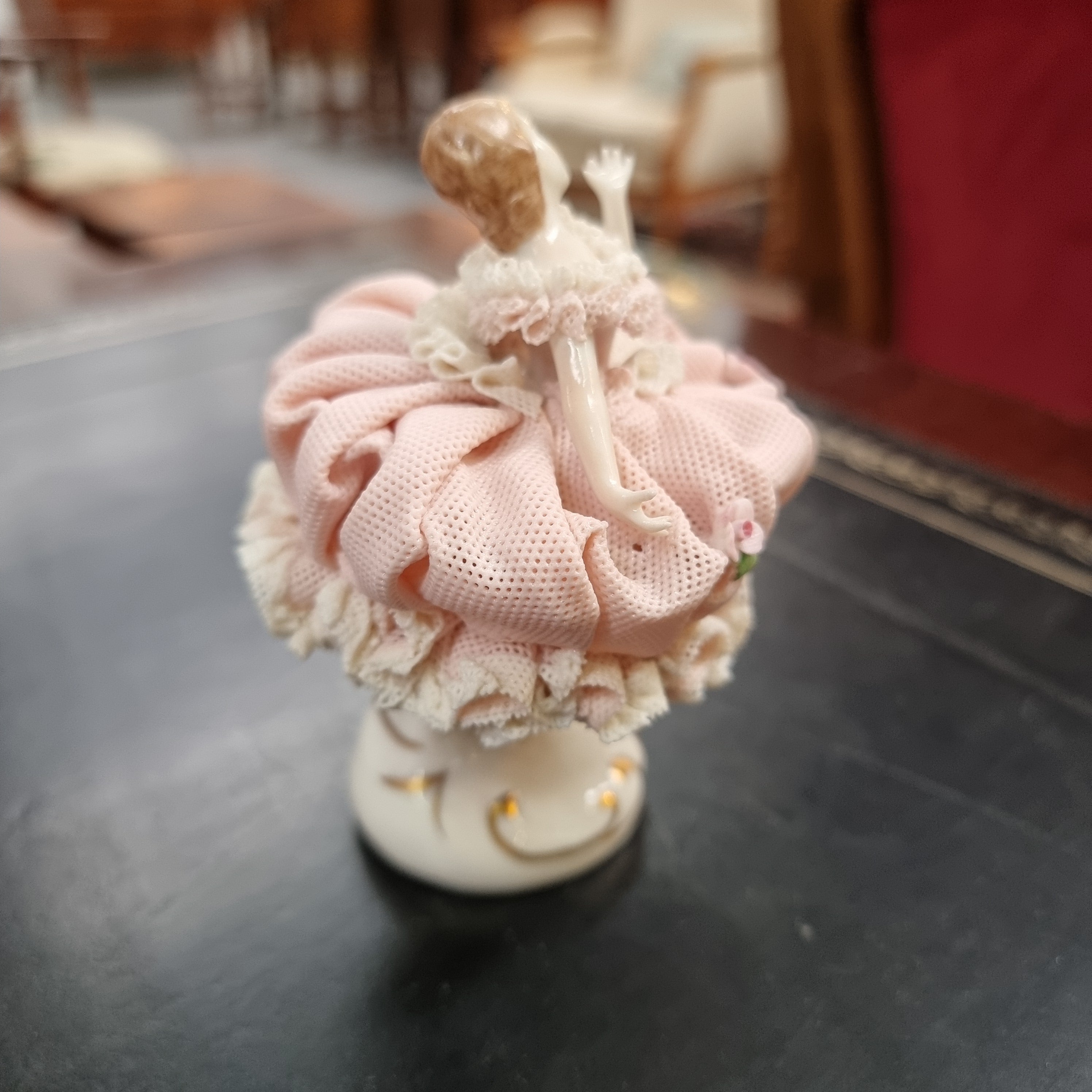 Dresden Lace Figurine | Antique & Vintage | Moonee Ponds Antiques | Australia Wide Delivery