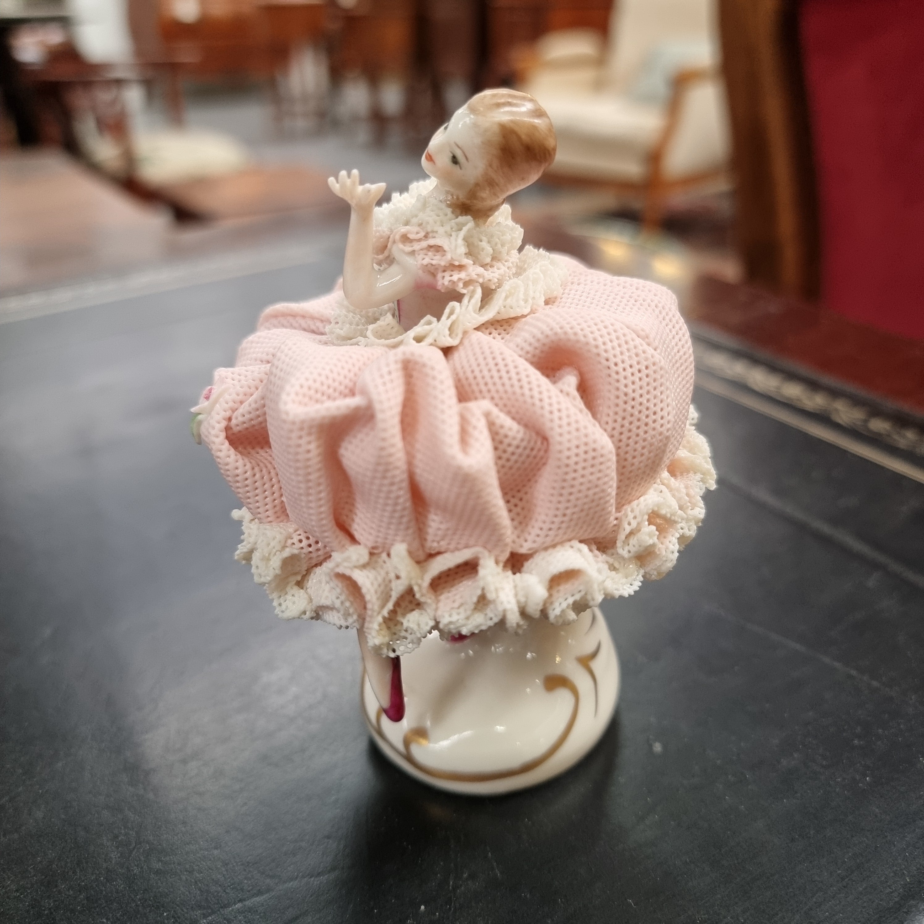 Dresden Lace Figurine | Antique & Vintage | Moonee Ponds Antiques | Australia Wide Delivery