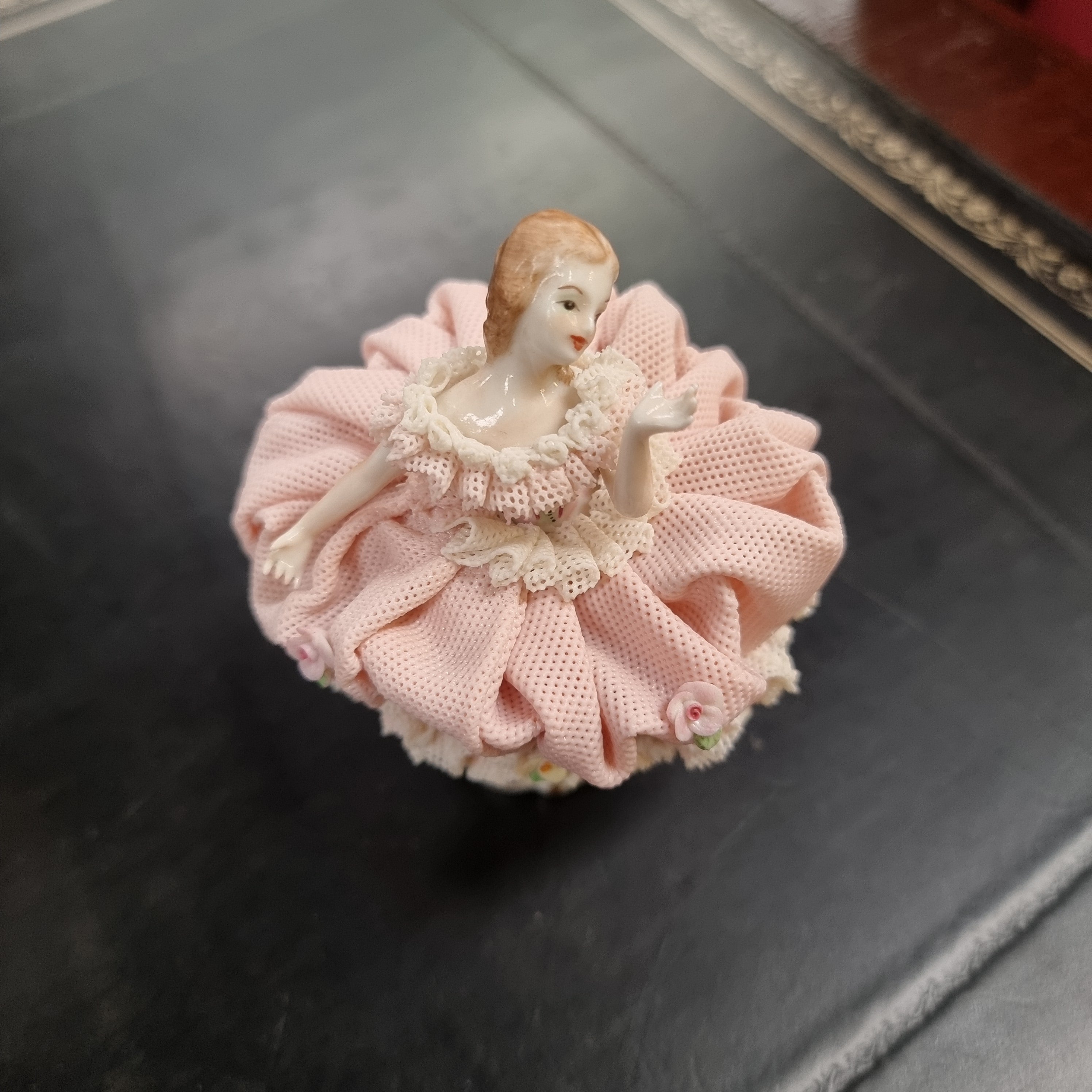 Dresden Lace Figurine | Antique & Vintage | Moonee Ponds Antiques | Australia Wide Delivery