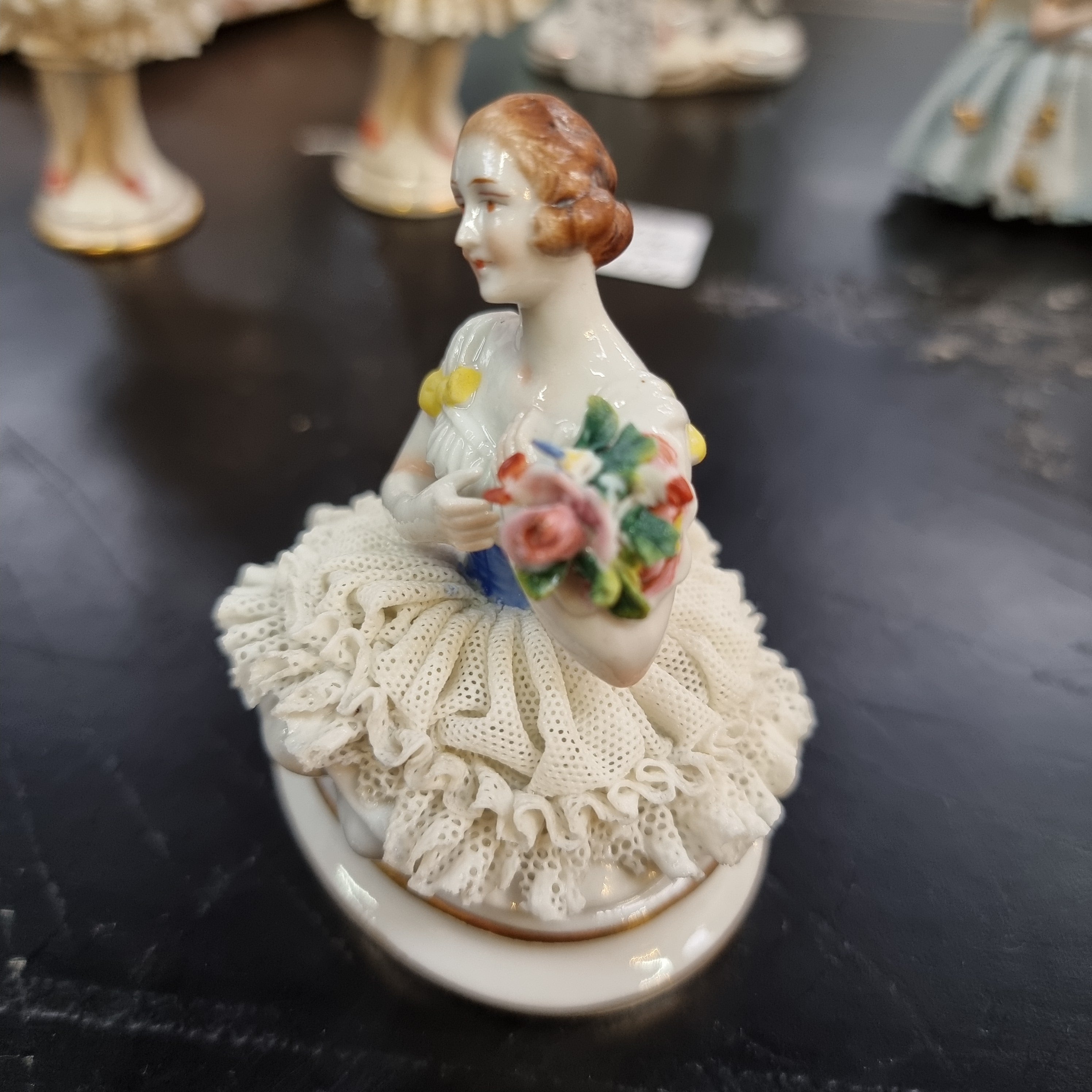 Dresden Lace Figurine | Antique & Vintage | Moonee Ponds Antiques | Australia Wide Delivery