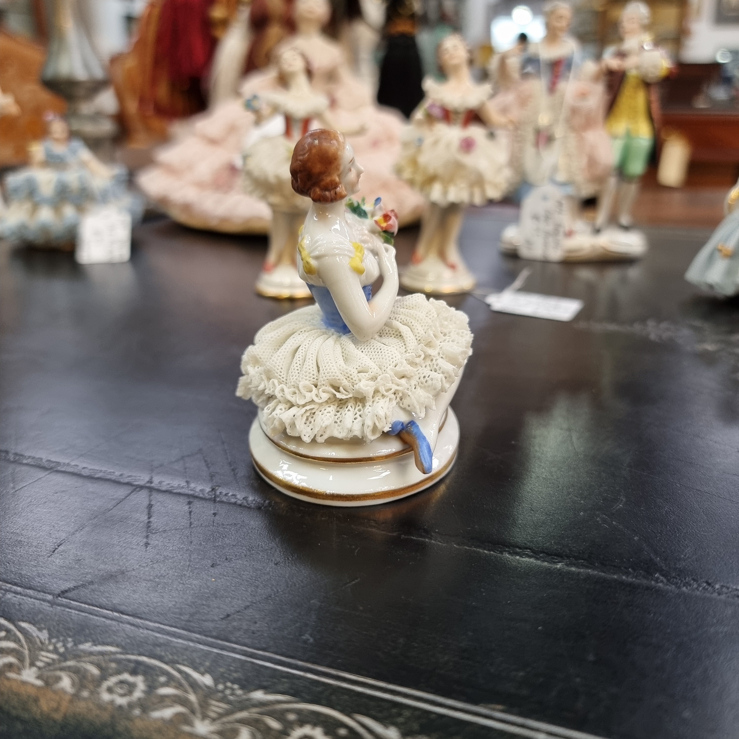 Dresden Lace Figurine | Antique & Vintage | Moonee Ponds Antiques | Australia Wide Delivery