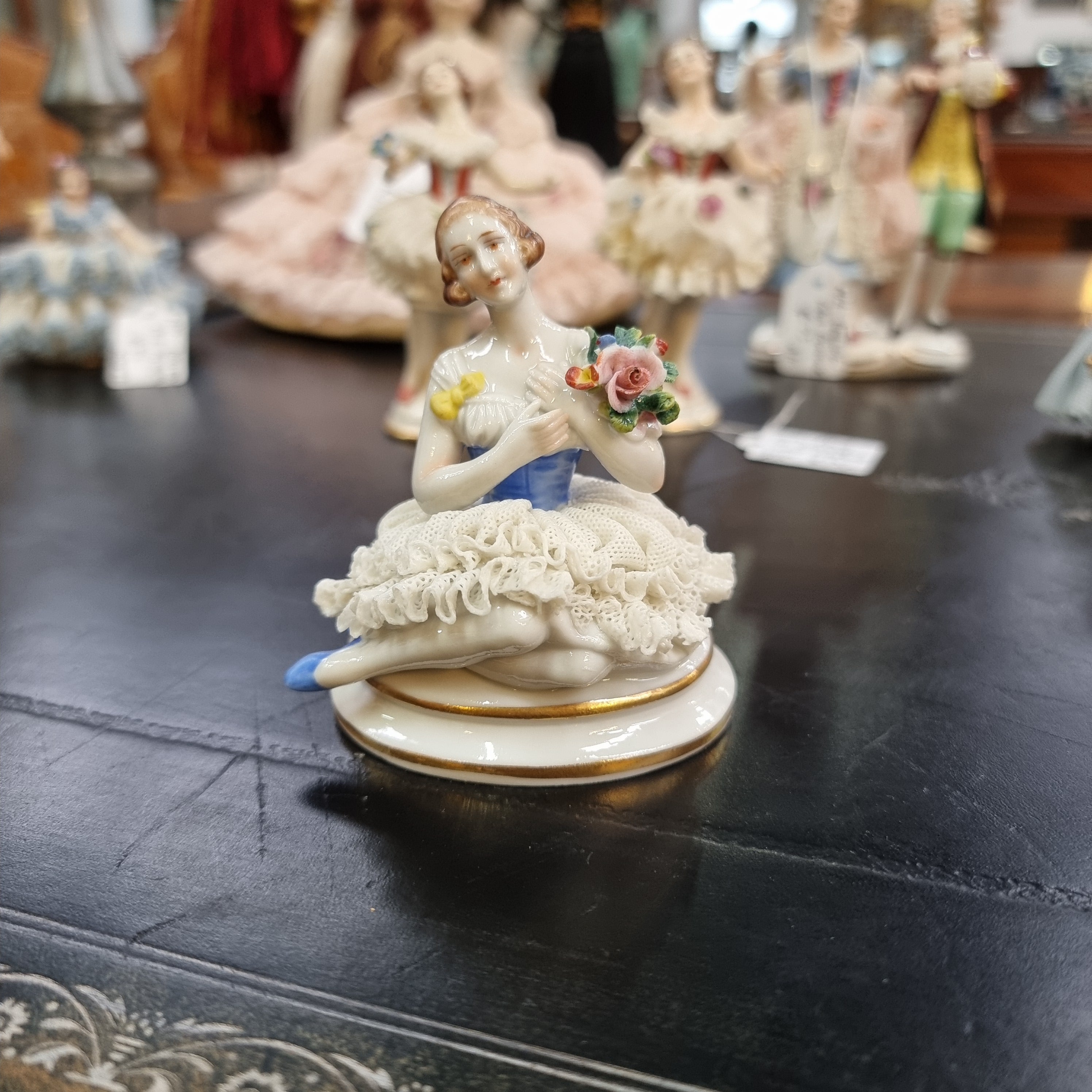 Dresden Lace Figurine | Antique & Vintage | Moonee Ponds Antiques | Australia Wide Delivery