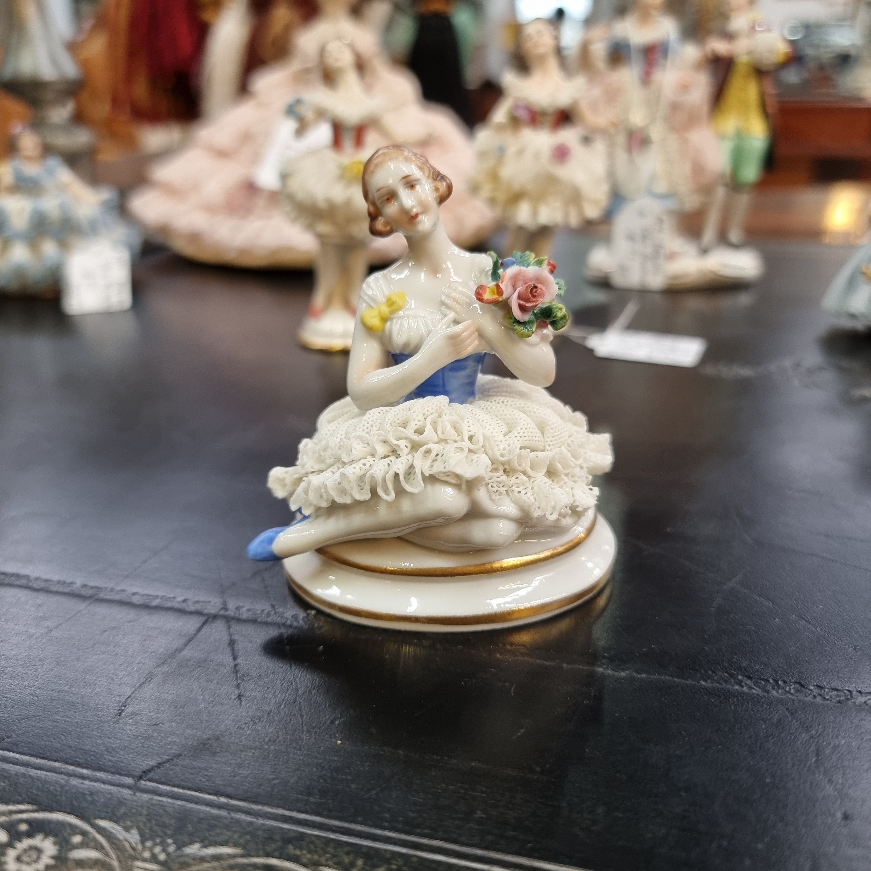 Dresden Lace Figurine | Antique & Vintage | Moonee Ponds Antiques | Australia Wide Delivery